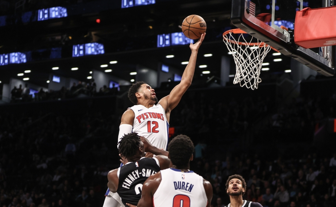 篮网客场战胜活塞，保持不败！