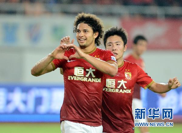 绿城主场失利，恒大再次获胜