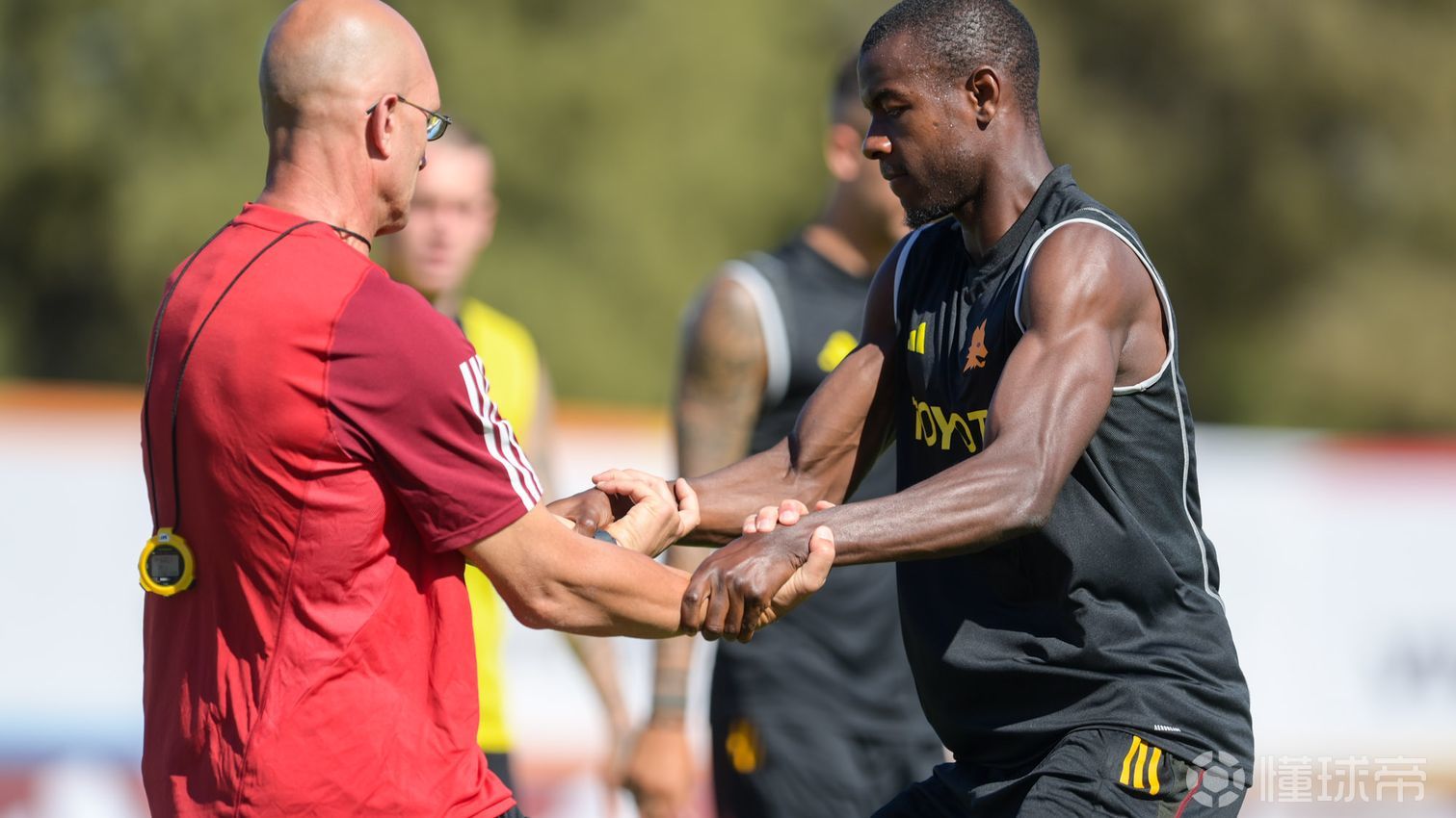 罗马中场重回训练场，为复出努力