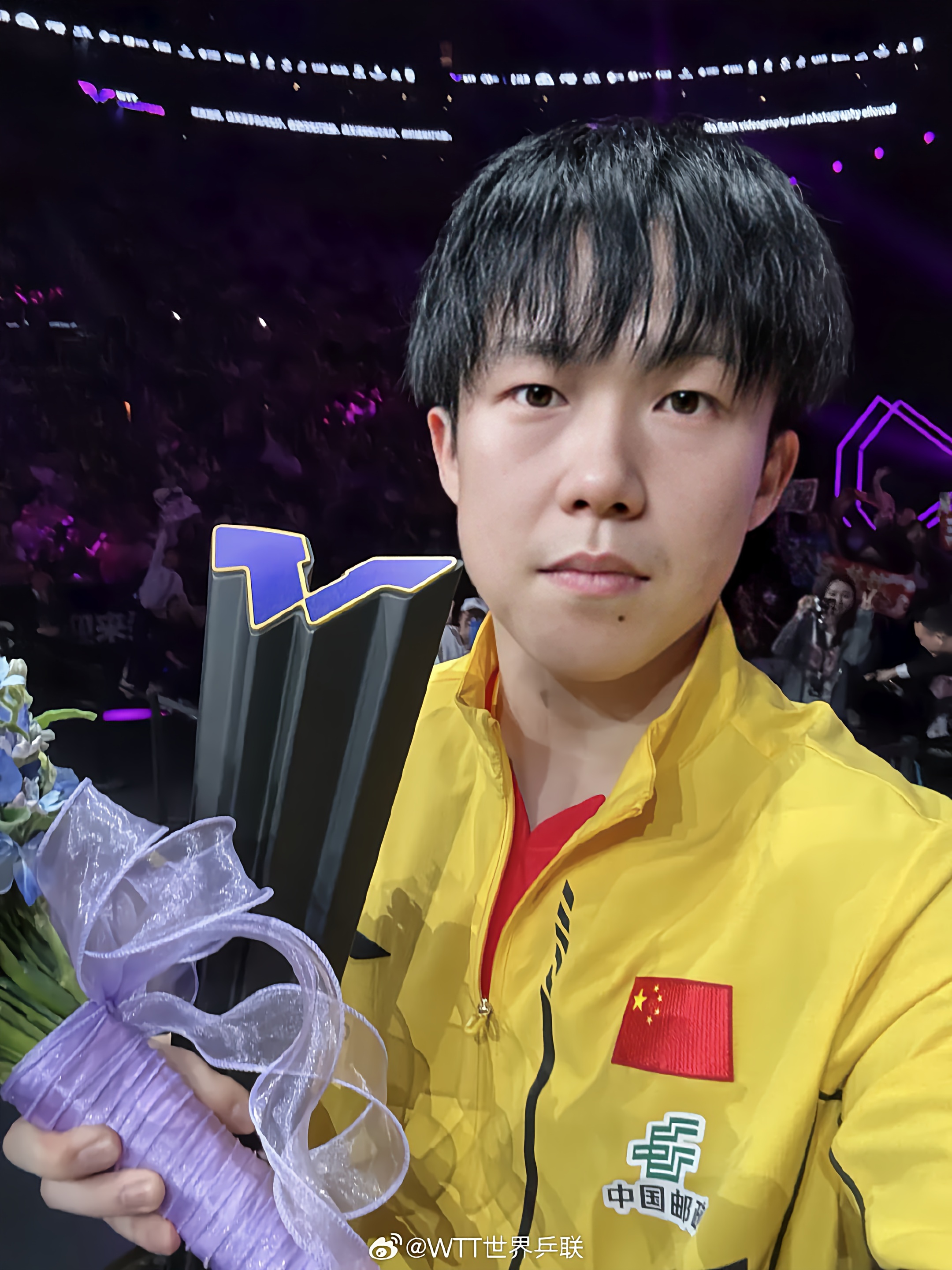 赛前状态佳，选手力压对手夺得第三金牌